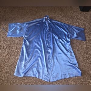 Blue Satin Victoria Secreat Robe